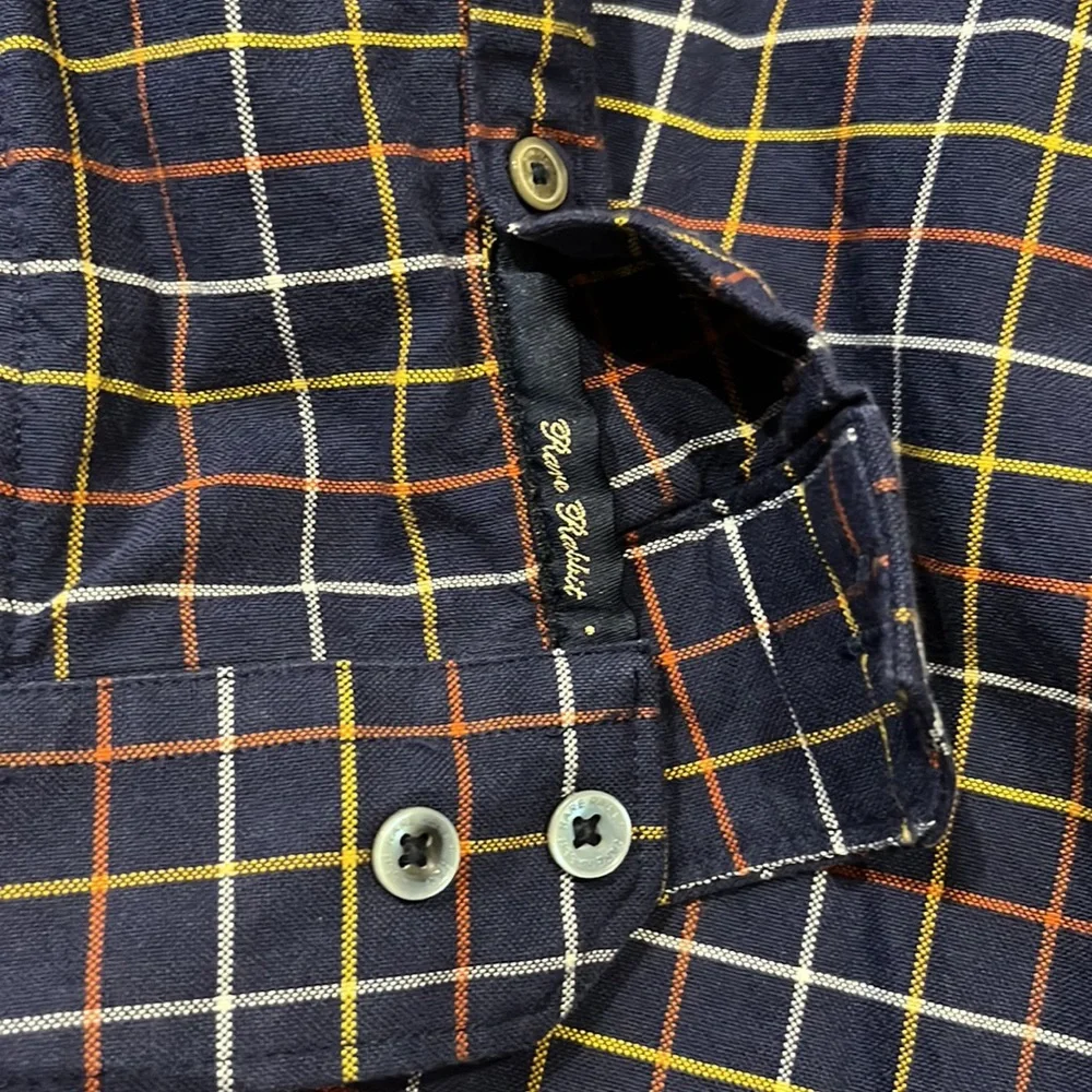 Rare Rabbit long sleeve plaid button down top - Picture 7 of 12